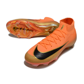 Botas de fútbol Nike Air Zoom Mercurial Superfly 10 Elite FG naranja y dorado